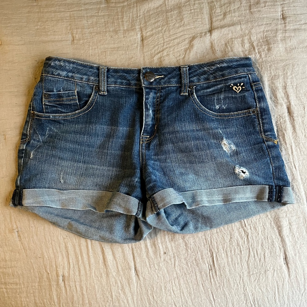 Justice jean shorts